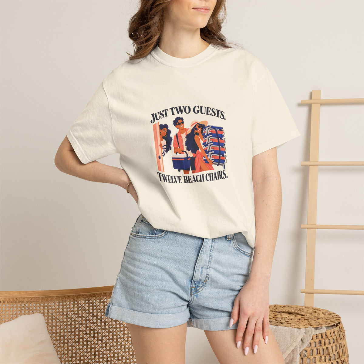 Just Two Guests Twelve Beach Chairs Tee