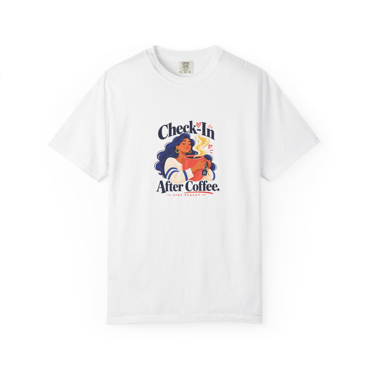 Check-In After Coffee Tee