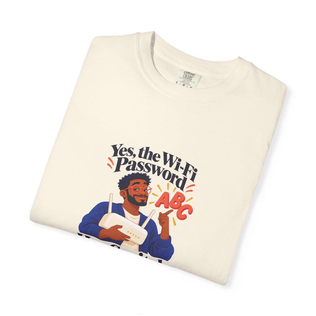 Yes, the Wi-Fi Password Has Capitals Tee