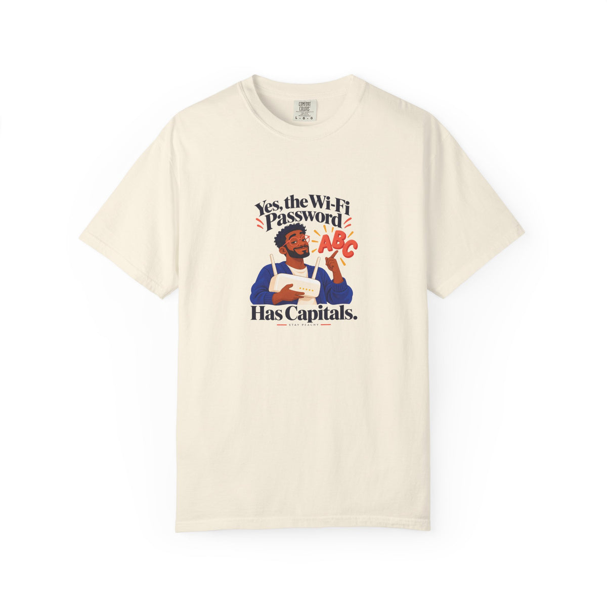 Yes, the Wi-Fi Password Has Capitals Tee