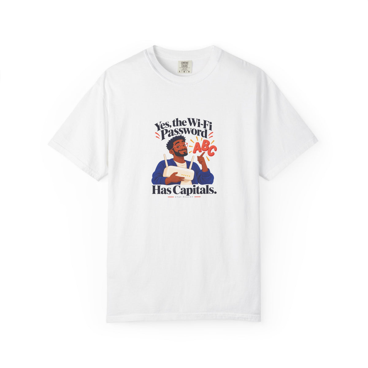 Yes, the Wi-Fi Password Has Capitals Tee