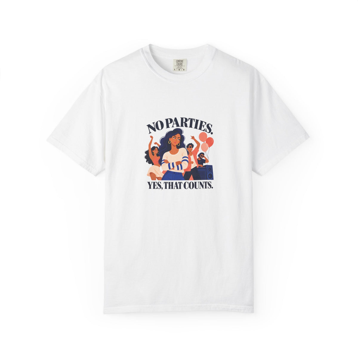 No Parties Yes That Counts Tee