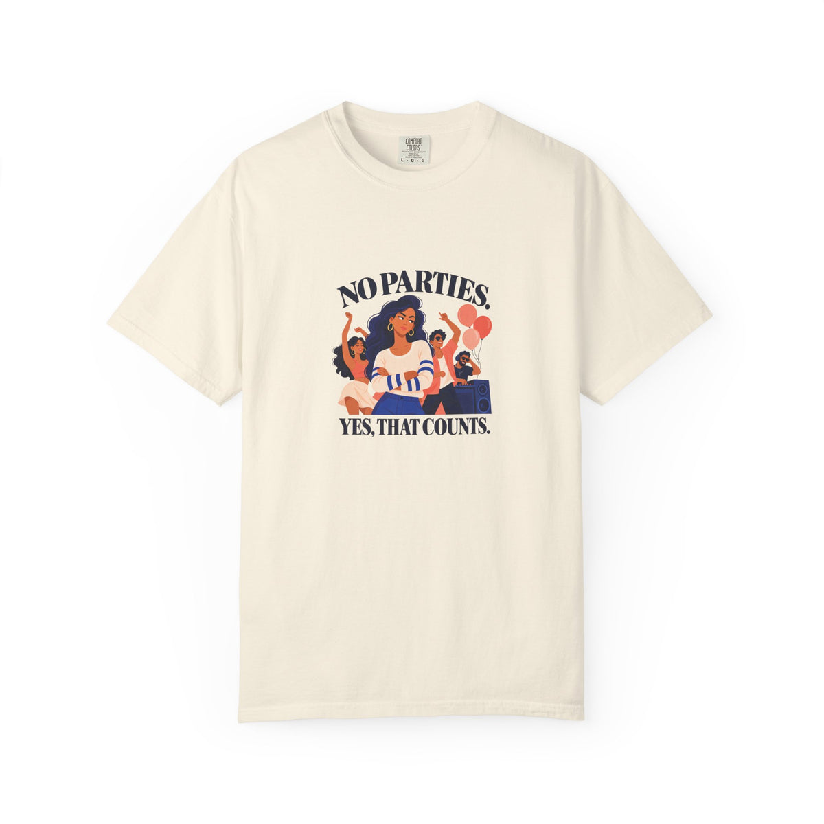 No Parties Yes That Counts Tee