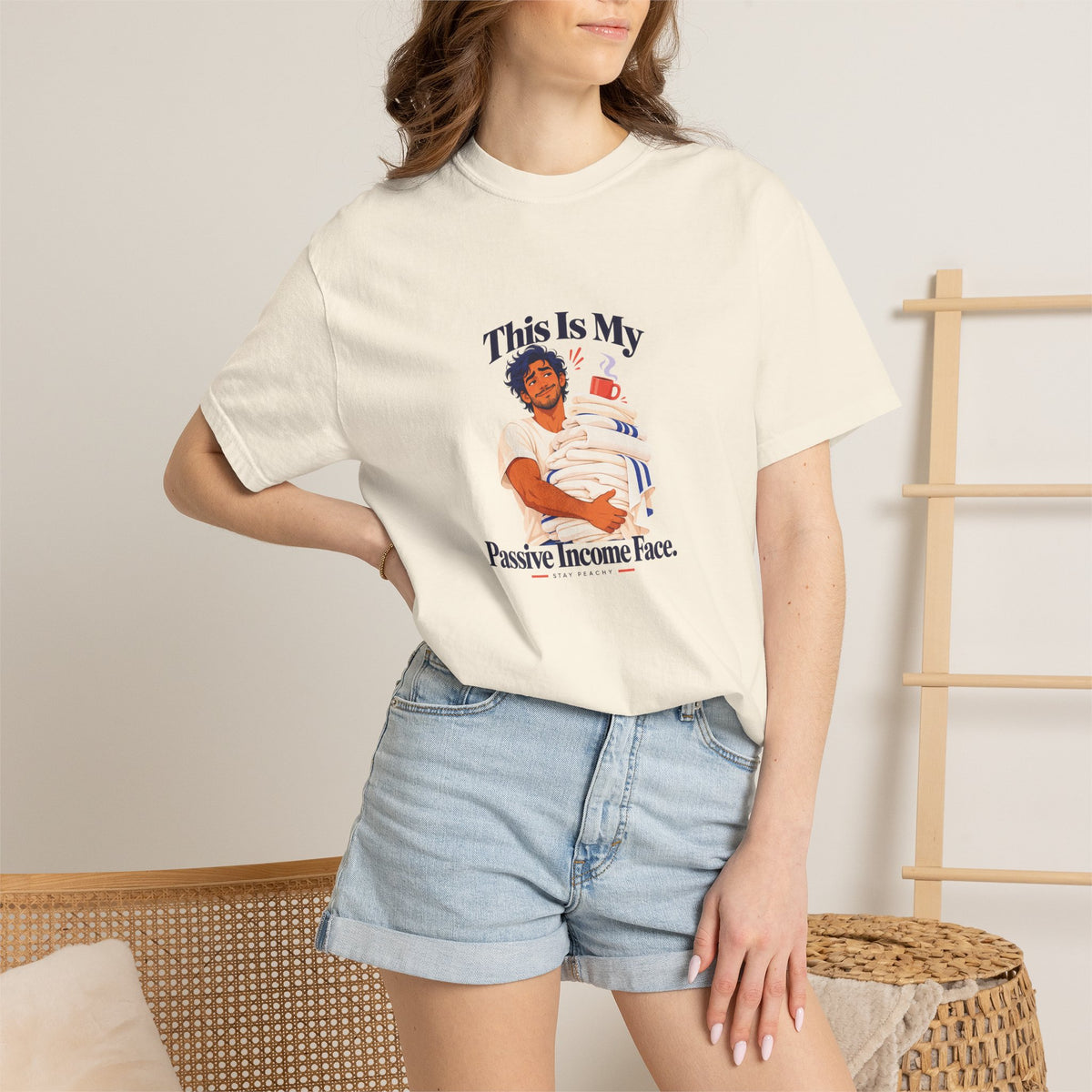 This Is My Passive Income Face Tee