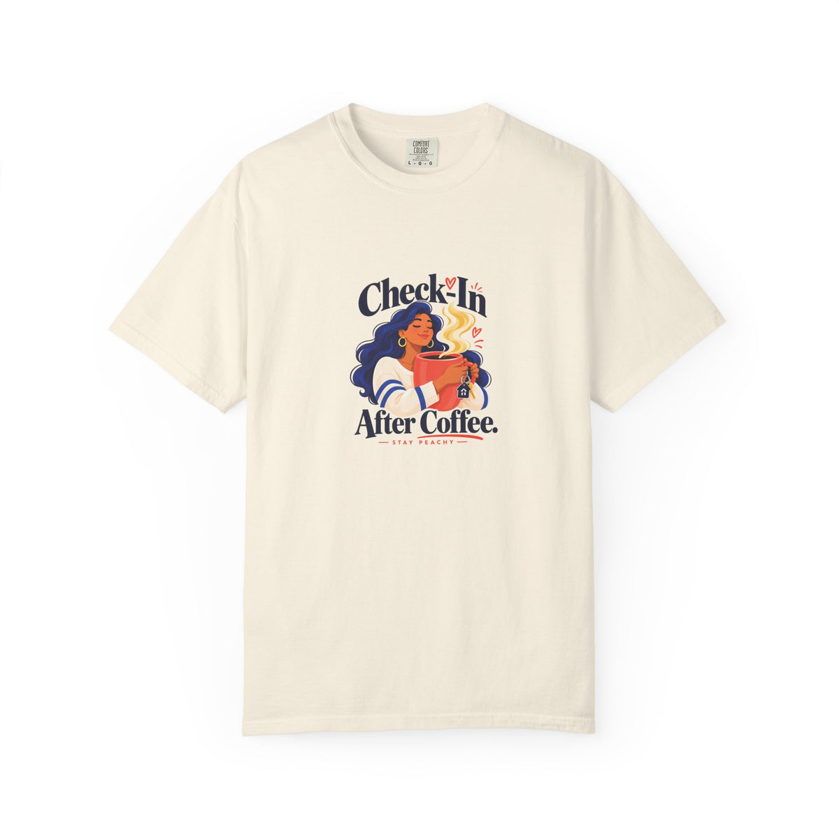 Check-In After Coffee Tee