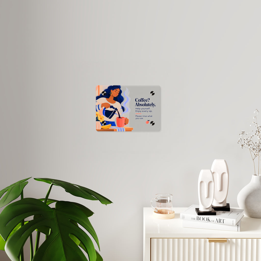 Coffee Sign, 7x5 Acrylic (Bundle Piece)