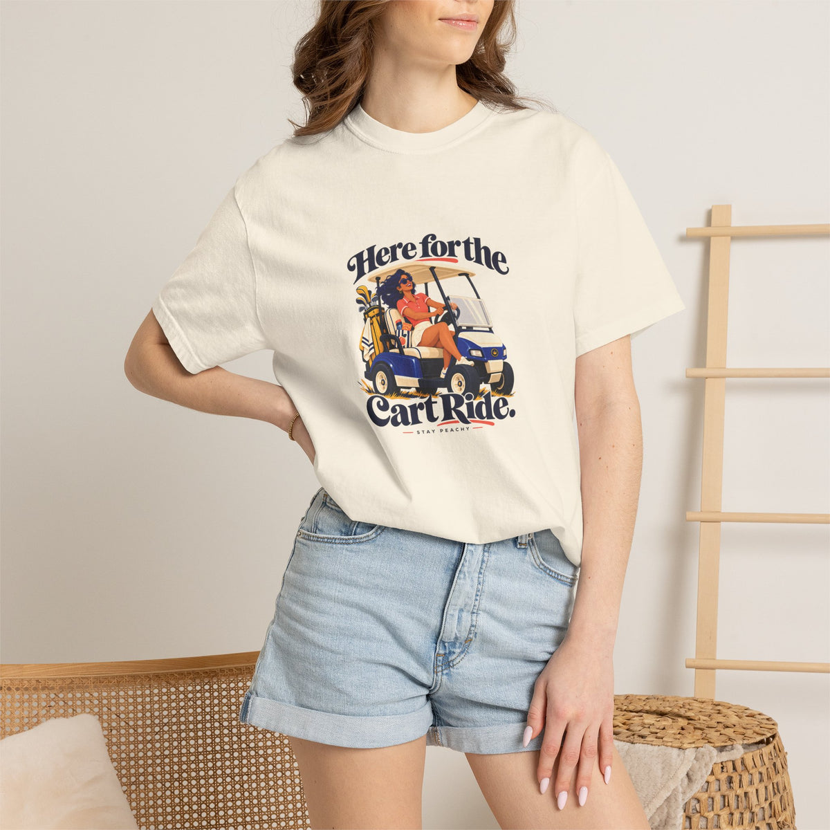 Here for the Cart Ride Tee
